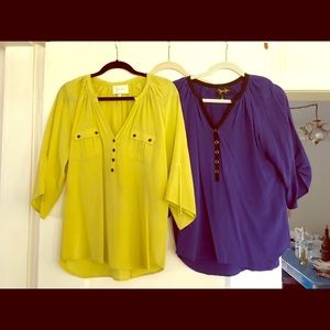 2 Yumi Kim tops. Size M
